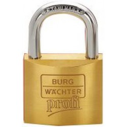 Cadenas en laiton professionnel, Taille : 30, Epaisseur de l'étrier 5 mm, Hauteur intérieure de l'étrier 17,5 mm