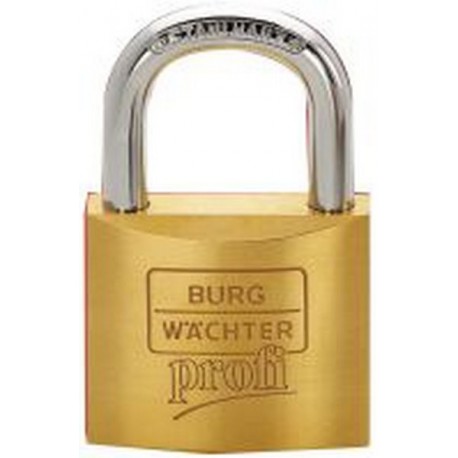Cadenas en laiton professionnel, Taille : 50, Epaisseur de l'étrier 8 mm, Hauteur intérieure de l'étrier 27 mm