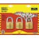 Jeu de cadenas en laiton C-Line, Taille : 40, Epaisseur de l'étrier 6 mm, Hauteur intérieure de l'étrier 22 mm, Quantité : 4 pièces
