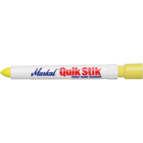 Marqueur Quik Stik jaune Séchage rapide (Par 12)