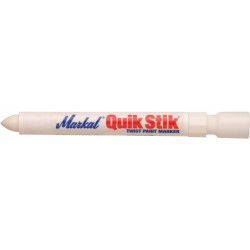 Marqueur Quik Stik blanc Séchage rapide (Par 12)