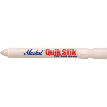 Marqueur Quik Stik blanc Séchage rapide (Par 12)