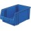 Bacs à bec, empilables, en polystyrène incassable, Taille : 2, Dimensions 350/300 x 200 x 150 mm, Couleur bleu