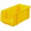 Bacs à bec, empilables, en polystyrène incassable, Taille : 3A, Dimensions 290/245 x 140 x 130 mm, Couleur jaune