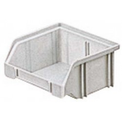 Bacs à bec, empilables, en polystyrène incassable, Taille : 5, Dimensions 85/65 x 105 x 45 mm, Couleur bleu
