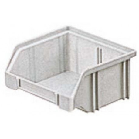 Bacs à bec, empilables, en polystyrène incassable, Taille : 5, Dimensions 85/65 x 105 x 45 mm, Couleur bleu