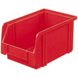 Bacs à bec, empilables, en polystyrène incassable, Taille : 3, Dimensions 230/200 x 140 x 130 mm, Couleur vert