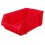 Bacs à bec, empilables, en polystyrène incassable, Taille : 1, Dimensions 500/450 x 300 x 180 mm, Couleur jaune