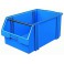 Bacs à bec, empilables, en polystyrène incassable, Taille : 1A, Dimensions 500/450 x 300 x 230 mm, Couleur bleu