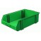 Bacs à bec, empilables, en polystyrène incassable, Taille : 1C, Dimensions 500/450 x 300 x 145 mm, Couleur vert