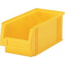 Bacs à bec, empilables, en polypropylène incassable, Taille : 3A, Dimensions 290/265 x 150 x 125 mm, Couleur rouge