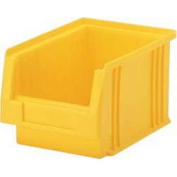 Bacs à bec, empilables, en polypropylène incassable, Taille : 3, Dimensions 230/205 x 150 x 125 mm, Couleur jaune