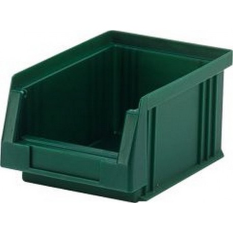 Bacs à bec, empilables, en polypropylène incassable, Taille : 4, Dimensions 164/150 x 105 x 75 mm, Couleur vert