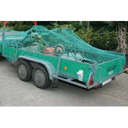 Filet de sécurité, Dimensions : 2,5 x 3,5 m, Domaines d'utilisations Remorque/Plancher-cabine, Accessoires inclus -, Couleur : vert