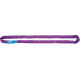 Elingue ronde à gaine double, Taille : 6 m, Long. utile 3,0 m, Capacité max. directe 1000 kg, Larg. : d'élingue environ : 35-38 mm, Couleur : violet