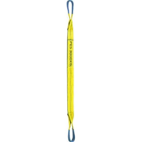 Élingue en ruban, Long. utile : 5 m, Capacité max. directe 3000 kg, Larg. : de sangle 90 mm, Couleur : jaune