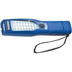 Baladeuse LED à accu MAG, Luminosité 60 faisceaux larges/18 faisceaux concentrés lm, Dimensions 45 x 250 mm