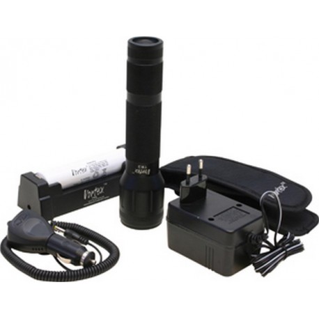 Jeu de lampes de poche LED, Long. : 190 mm, Durée de service 2,0 h, Luminosité 150 lm, Poids : 460 g
