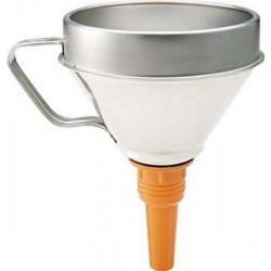 Entonnoir métallique, Volume : 1,3 l, Ø 160 mm