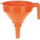 Petit entonnoir en plastique avec bord haut et filtre échangeable, Volume : 1,2 l, Ø 160 mm