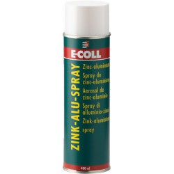 Aérosol zinc clair, Modèle : Aérosol de 400 ml, Couleur gris argenté