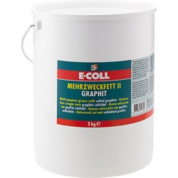 Graisse à usages multiples, graphitée, Modèle : Seau de 5 kg