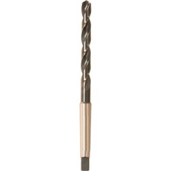 Foret hélicoïdal à queue cône morse, en acier à coupe rapide, type N, DIN 345, profil rectifié, surface traitée à la vapeur, Ø h8 : 28,50 mm