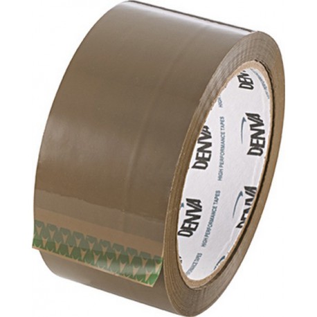 Bande d'emballage F29 polypropylène avec colle acrylate 50mmx66m chamois 1 rouleau