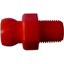 Raccord 4 pièces pour tuyau d'agent réfrigérant R1/8" LOC-LINE 1 PCS