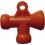 Raccord en T 2 pièces pour tuyau d'agent réfrigérant 1/4" LOC-LINE 1 PCS