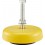 Support de machines Level-Mount® LM, Type LM : 6-66, Ø D 185 mm, Hauteur H 39 mm, Ø de filetage G : M20 x 1,5, Long. de vissage standard L : 120 mm