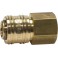 Raccord rapide laiton diamètre nominal 7,2 mm filetage femelle F1/4" RIEGLER 1 PCS