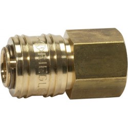 Raccord rapide laiton diamètre nominal 7,2 mm filetage femelle F3/8" RIEGLER 1 PCS