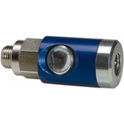 Raccord de sécurité avec bouton-poussoir rotatif 7,4mm filetage mâle F3/8" RIEGLER 1 PCS