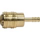 Raccord rapide laiton diamètre nominal 7,2 mm douille Ø intérieur tuyau 6mm RIEGLER 1 PCS