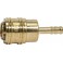 Raccord rapide laiton diamètre nominal 7,2 mm douille Ø intérieur tuyau 9mm RIEGLER 1 PCS