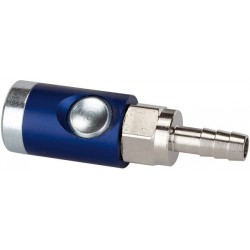 Coupleur avec raccord de tuyau, Raccord : LW 13 mm, OC 20 mm, Long. 85,5 mm
