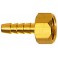 Embout à olive à visser à filetage femelle, Raccord : G 1/8 pouces, Pour tuyau flexible LW 6 mm, OC 12 mm, Long. : 35 mm