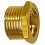 Fileté mále réducteur, court, Raccord : G 1/4 filetage mâle x G 1/8 filetage femelle pouces, OC 17 mm, Long. 13,0 mm