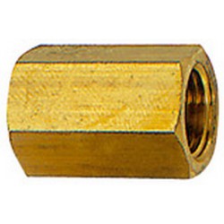 Manchon à filetage femelle, Raccord : G 1/4 x G 1/4 pouces, OC 17 mm, Long. 26 mm