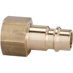 Raccord mâle laiton pour raccord diamètre nominal 7,2mm filetage femelle F1/2" RIEGLER 1 PCS