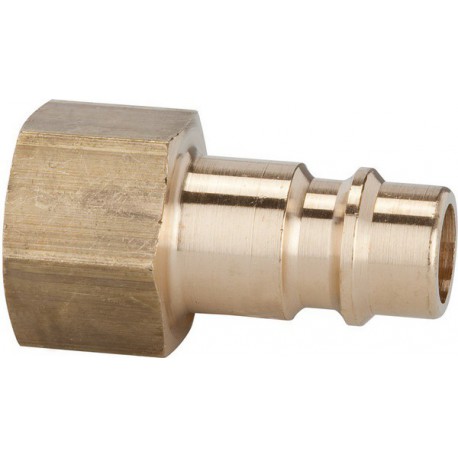 Raccord mâle laiton pour raccord diamètre nominal 7,2mm filetage femelle F1/2" RIEGLER 1 PCS