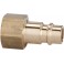 Raccord mâle laiton pour raccord diamètre nominal 7,2mm filetage femelle F1/2" RIEGLER 1 PCS