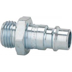 Raccord mâle trempé galvanisé diamètre nominal 7,2-7,8 mm filetage mâle F1/4" RIEGLER 1 PCS