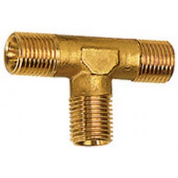 Raccord à filetage mâle, raccord en T, Raccord : R 1/4 pouces, OC 13 mm, Long. 47 mm