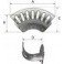 Support de tuyau aluminium petit RIEGLER 1 PCS