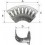Support de tuyau flexible, Taille : grand, A 336 mm, B 124 mm, C : 152 mm, D : 132 mm, Nombre de raccords de tuyaux max. : 45-50 m à NW 13