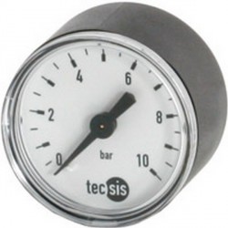 Manomètre, central arrière, Ø nominal : 63 mm, Raccord G 1/4 pouces, Plage d'affichage 0-6 bar