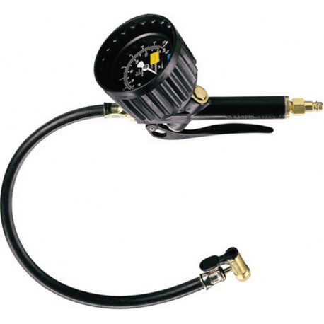 Testeur de pression des pneus manuel 151 euroair, Ø manomètre : 80 mm, Raccord Connecteur mâle DN 7,2
