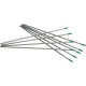 Electrode en tungstène couleur verte, Ø : 4,0 mm (Par 10)